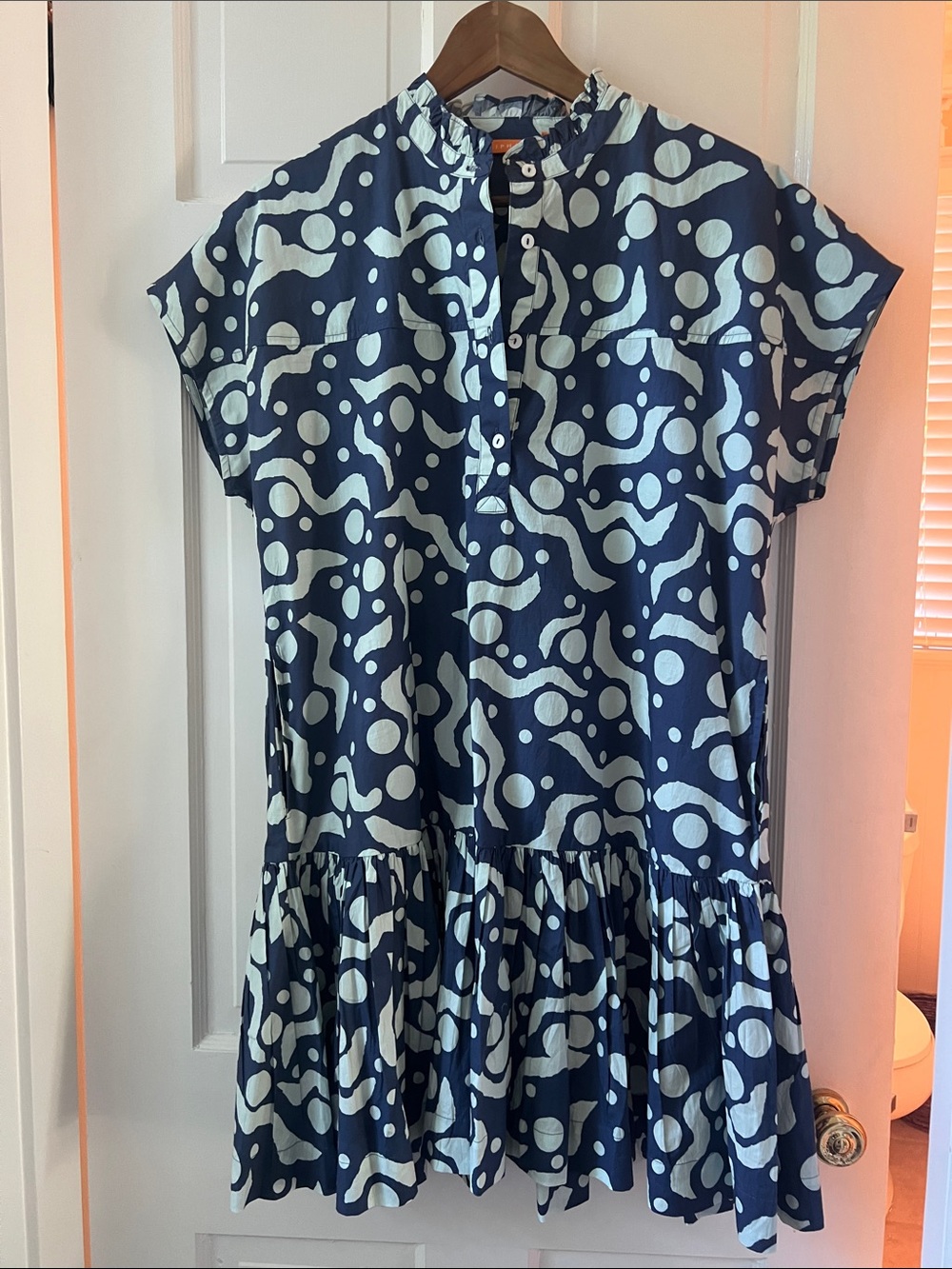 OLIPHANT DESIGN 
Short sleeve mini Acadia navy
Large